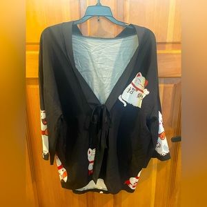 Women’s style kimono jacket in large